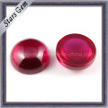 Synthetische 5 # Ruby Round Caboch0n